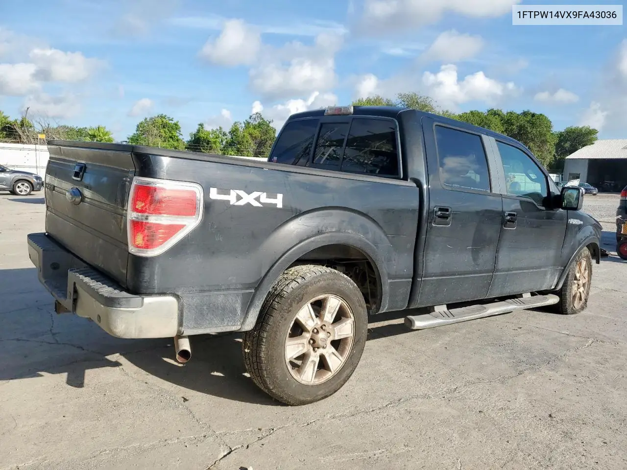 2009 Ford F150 Supercrew VIN: 1FTPW14VX9FA43036 Lot: 62297135