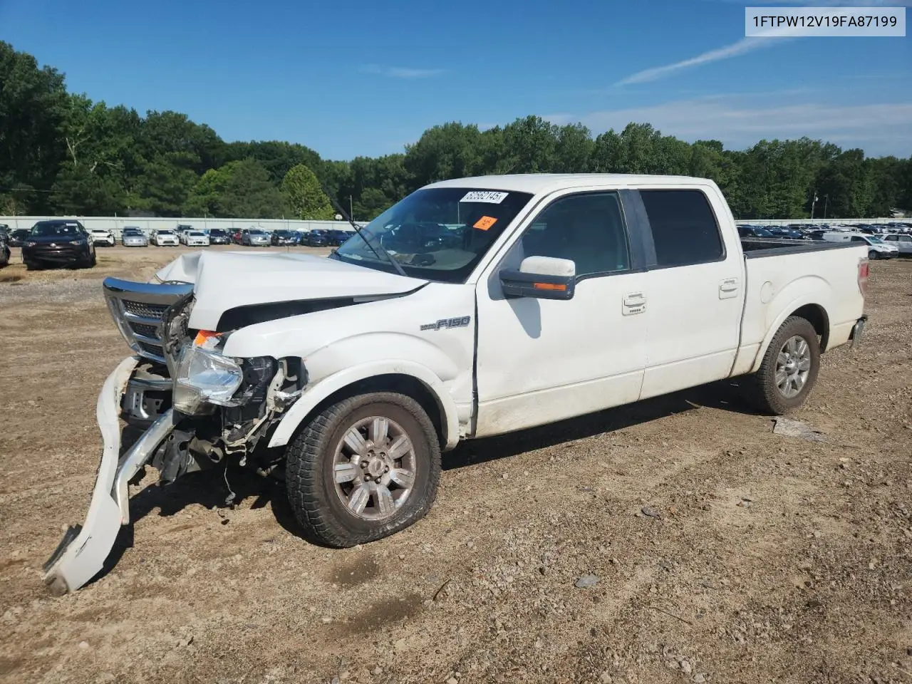 2009 Ford F150 Supercrew VIN: 1FTPW12V19FA87199 Lot: 62562145