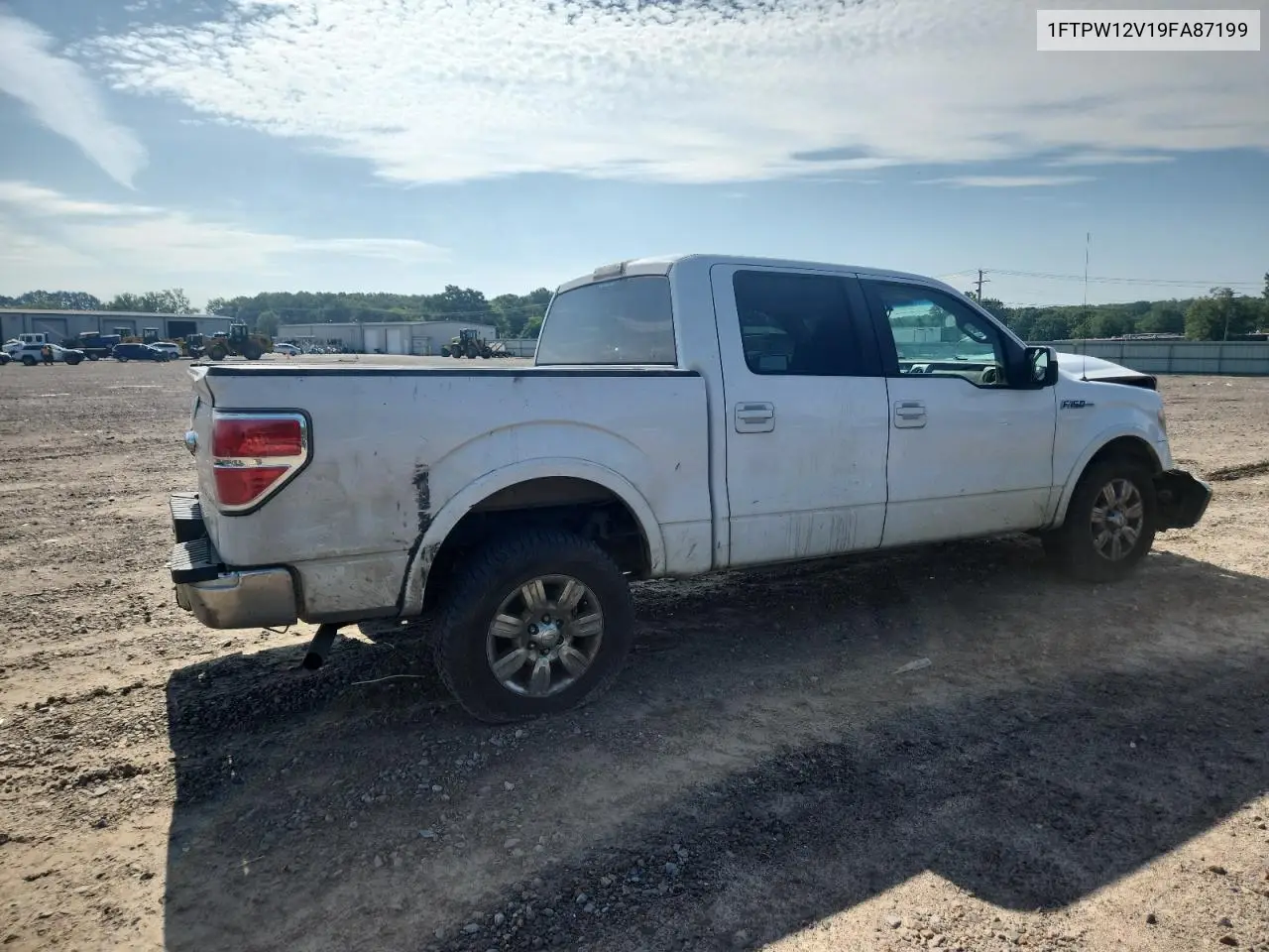 2009 Ford F150 Supercrew VIN: 1FTPW12V19FA87199 Lot: 62562145