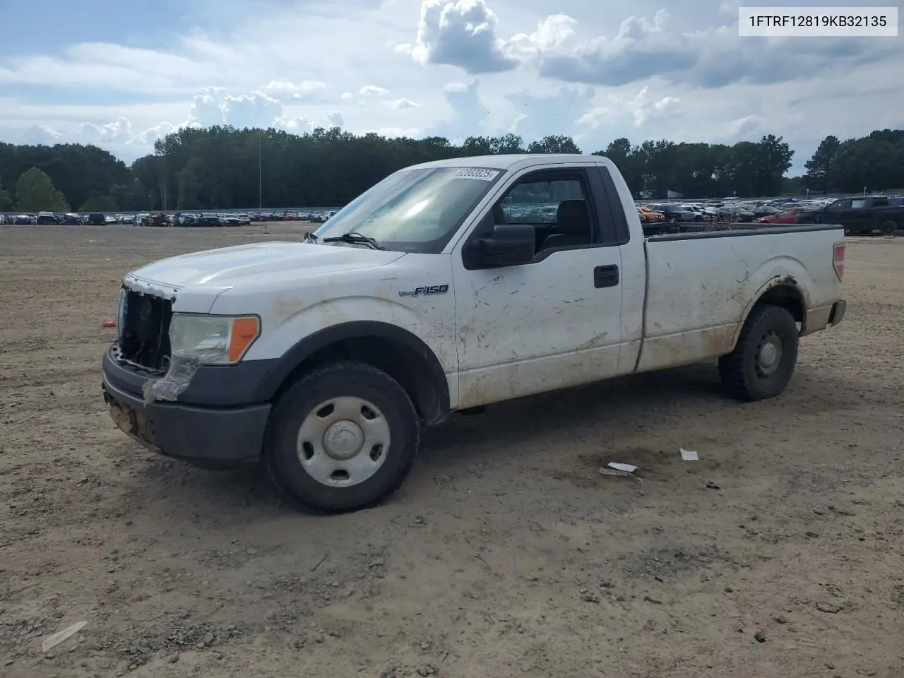 2009 Ford F150 VIN: 1FTRF12819KB32135 Lot: 62860825