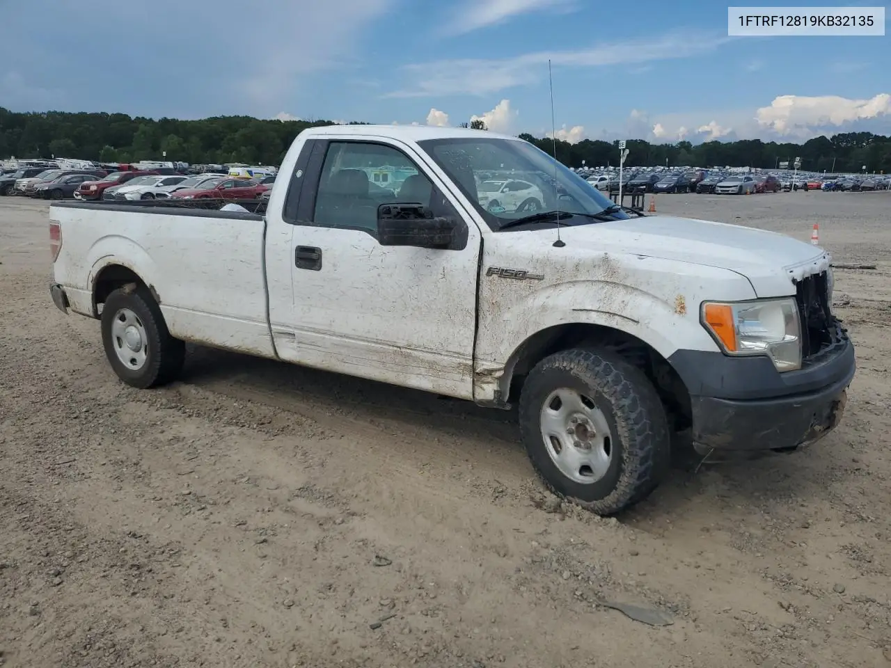 2009 Ford F150 VIN: 1FTRF12819KB32135 Lot: 62860825