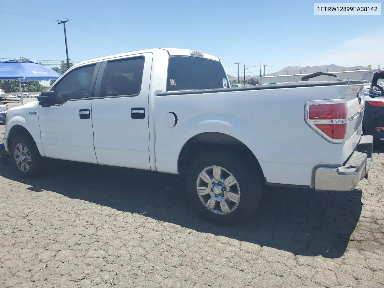 2009 Ford F150 Supercrew VIN: 1FTRW12899FA38142 Lot: 63046905