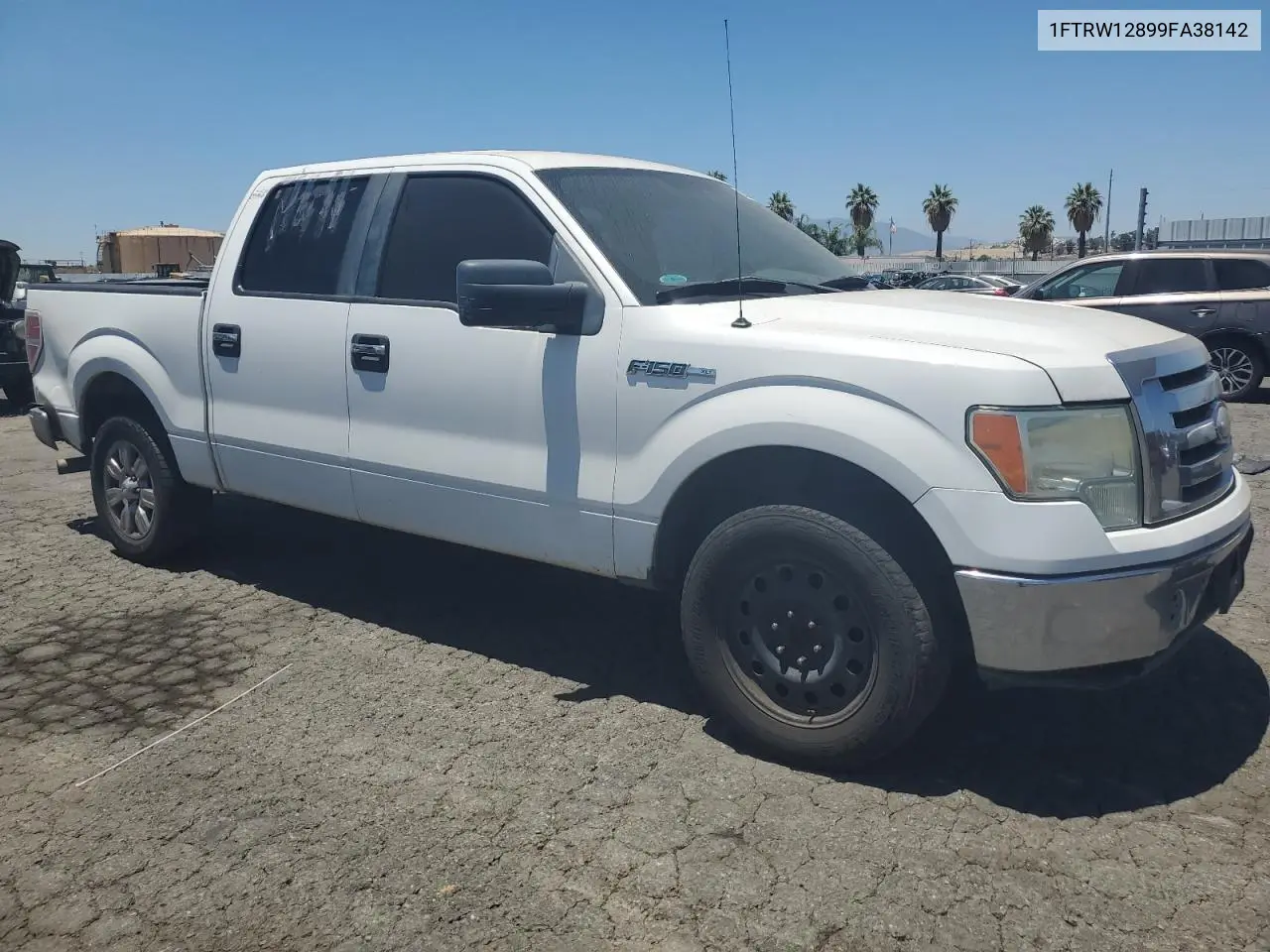 2009 Ford F150 Supercrew VIN: 1FTRW12899FA38142 Lot: 63046905