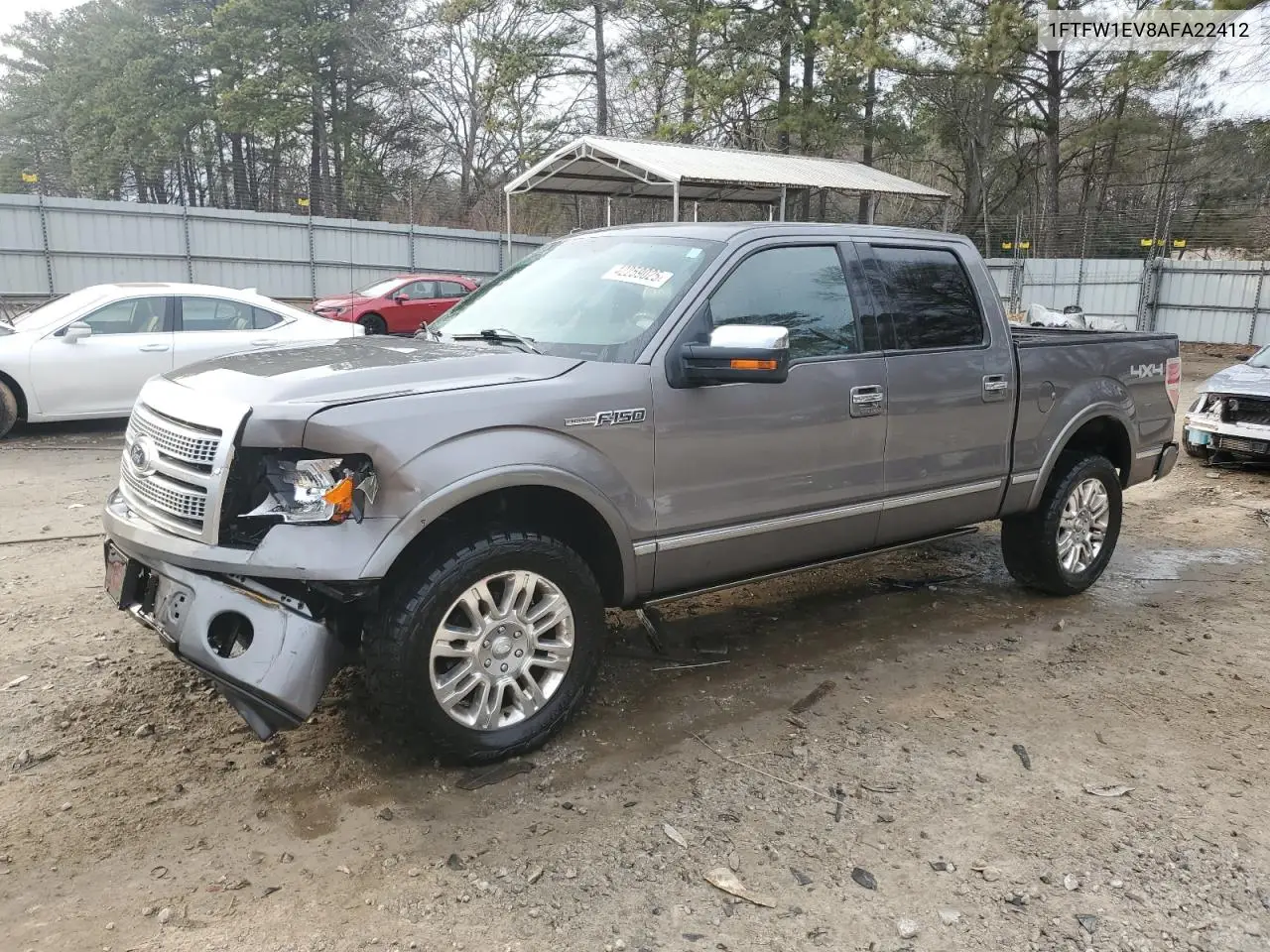 2010 Ford F150 Supercrew VIN: 1FTFW1EV8AFA22412 Lot: 42259025