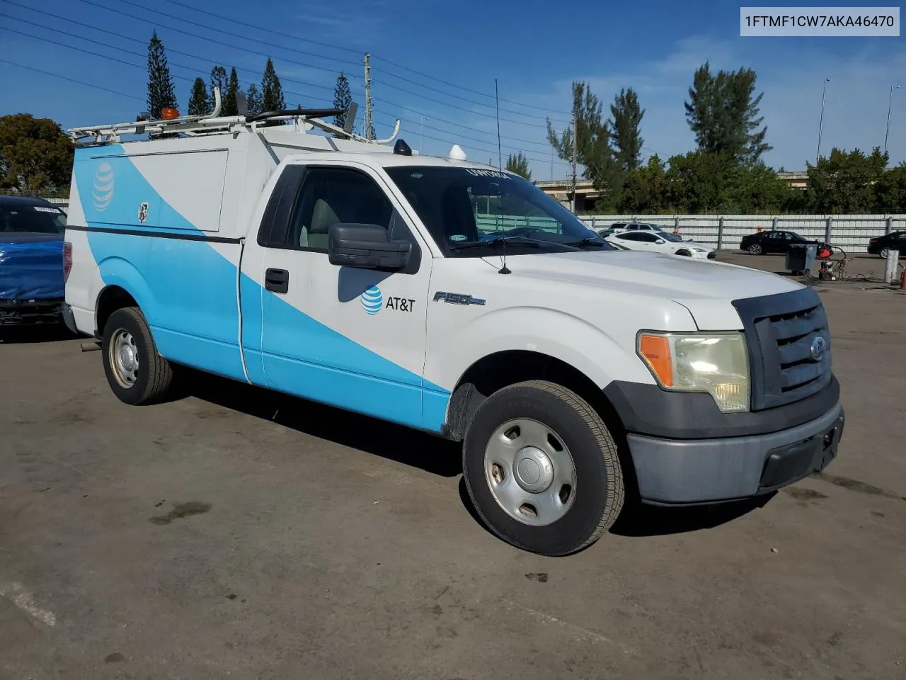 2010 Ford F150 VIN: 1FTMF1CW7AKA46470 Lot: 43169255