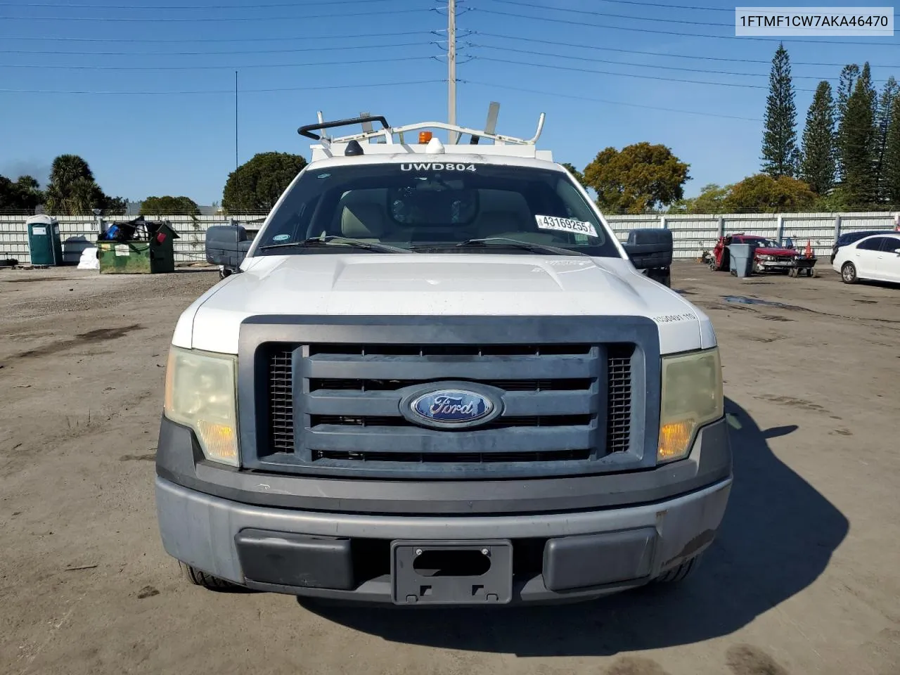 2010 Ford F150 VIN: 1FTMF1CW7AKA46470 Lot: 43169255