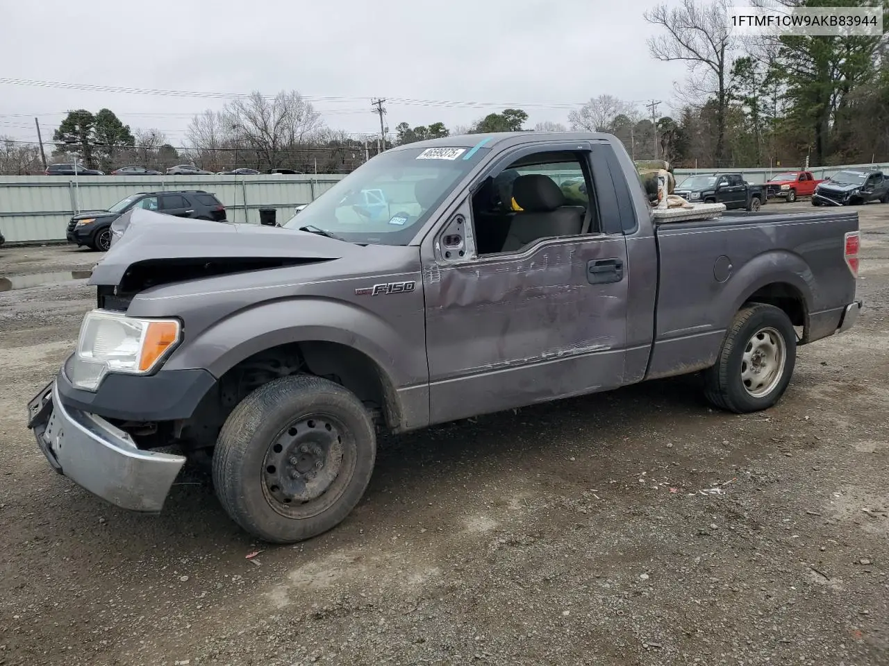 2010 Ford F150 VIN: 1FTMF1CW9AKB83944 Lot: 46599375