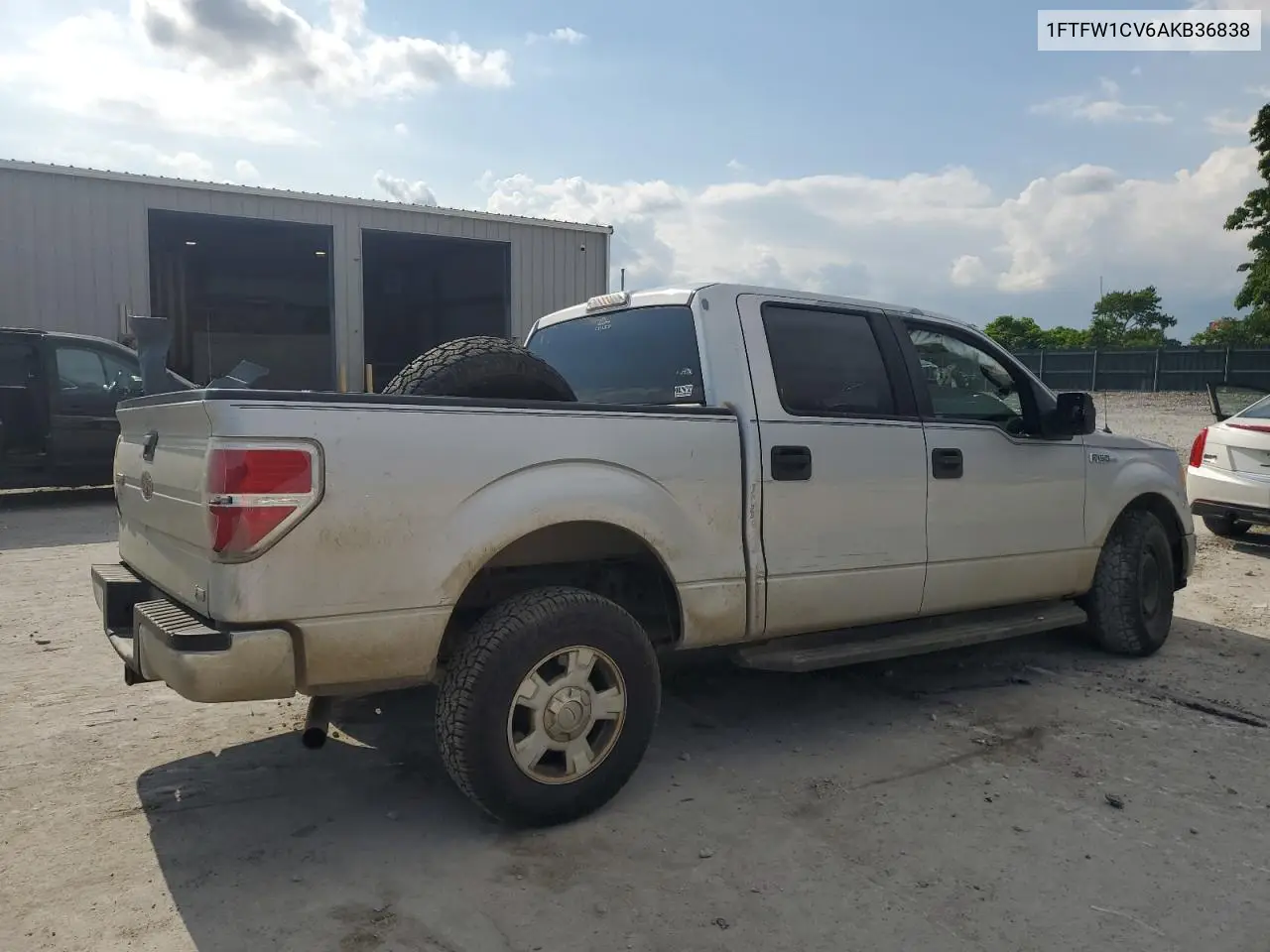 2010 Ford F150 Supercrew VIN: 1FTFW1CV6AKB36838 Lot: 56867815