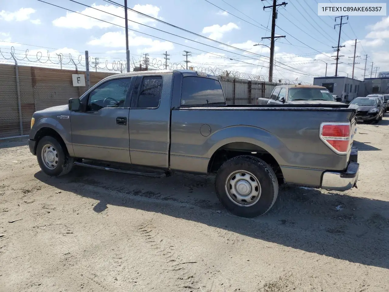2010 Ford F150 Super Cab VIN: 1FTEX1C89AKE65357 Lot: 56870105