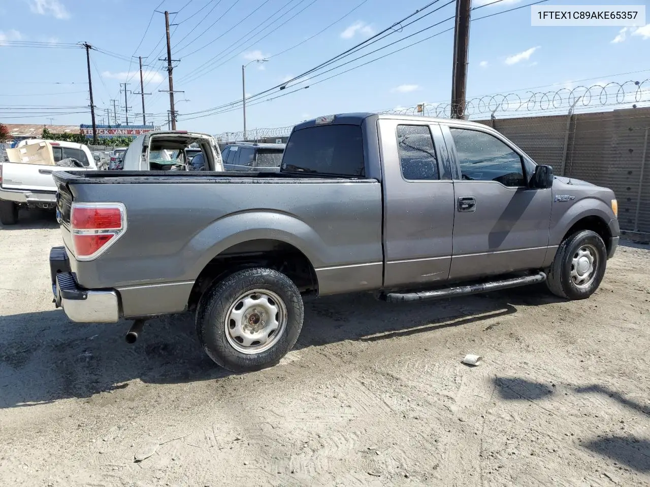 2010 Ford F150 Super Cab VIN: 1FTEX1C89AKE65357 Lot: 56870105