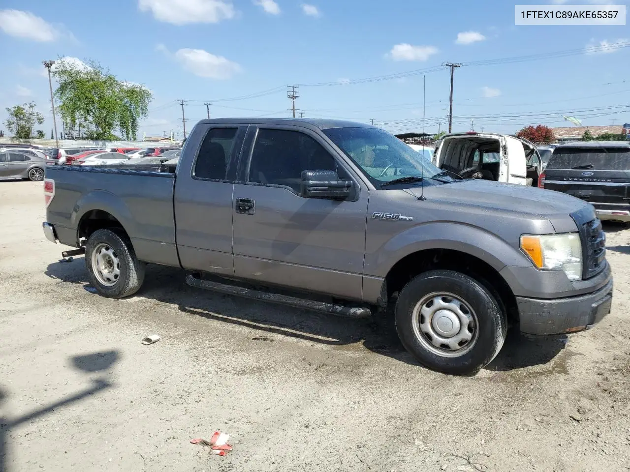 2010 Ford F150 Super Cab VIN: 1FTEX1C89AKE65357 Lot: 56870105
