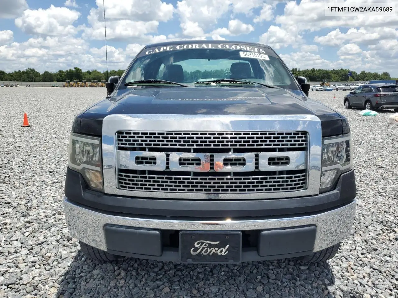 2010 Ford F150 VIN: 1FTMF1CW2AKA59689 Lot: 56910195