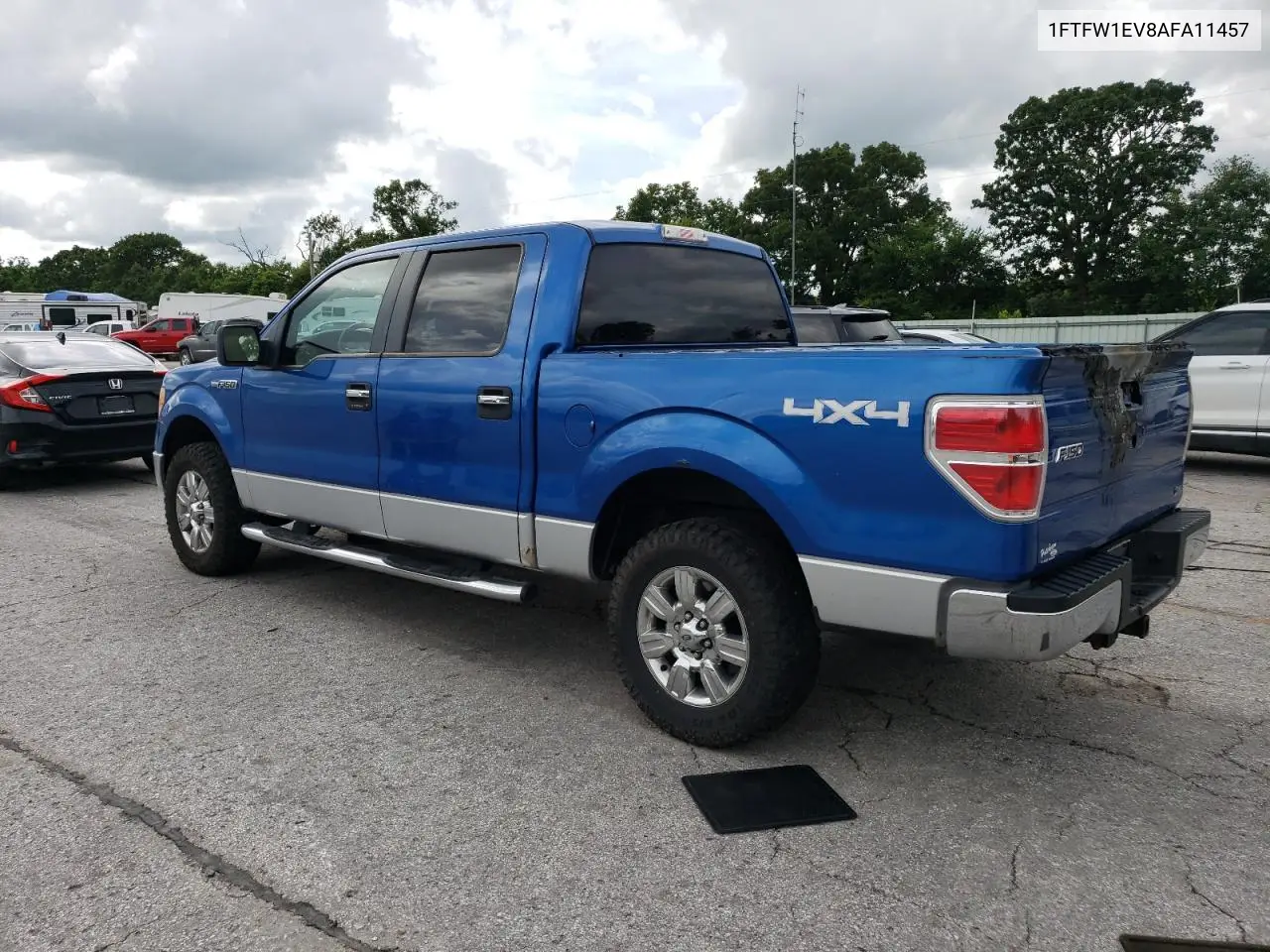 2010 Ford F150 Supercrew VIN: 1FTFW1EV8AFA11457 Lot: 60961435