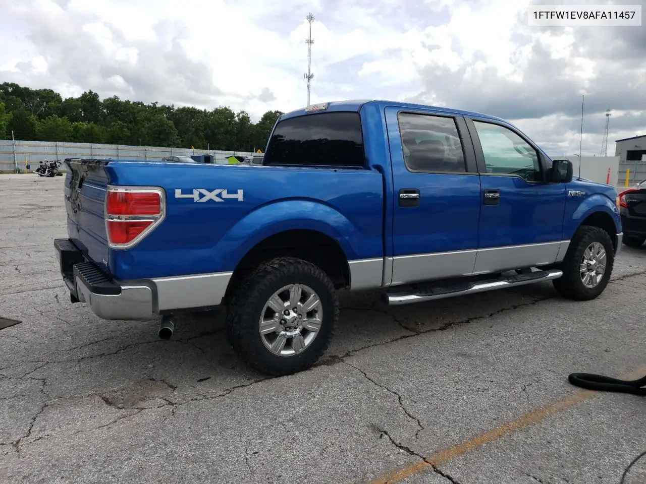 2010 Ford F150 Supercrew VIN: 1FTFW1EV8AFA11457 Lot: 60961435