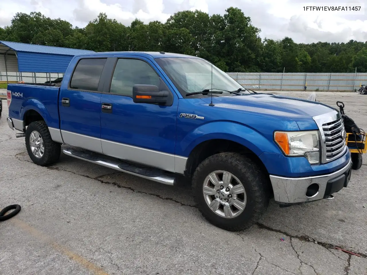 2010 Ford F150 Supercrew VIN: 1FTFW1EV8AFA11457 Lot: 60961435