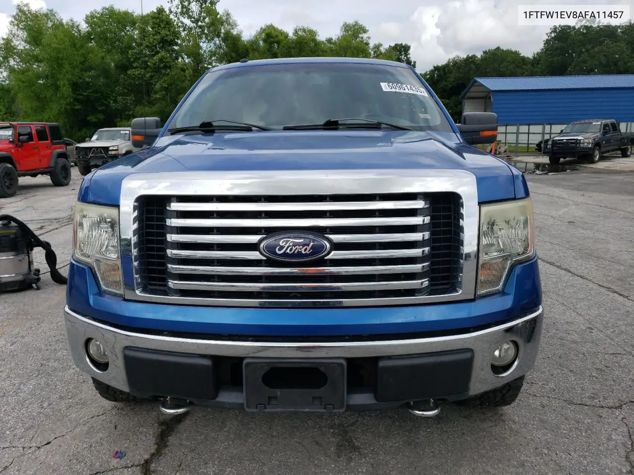 2010 Ford F150 Supercrew VIN: 1FTFW1EV8AFA11457 Lot: 60961435