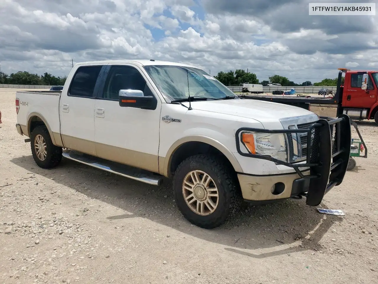 2010 Ford F150 Supercrew VIN: 1FTFW1EV1AKB45931 Lot: 61852275