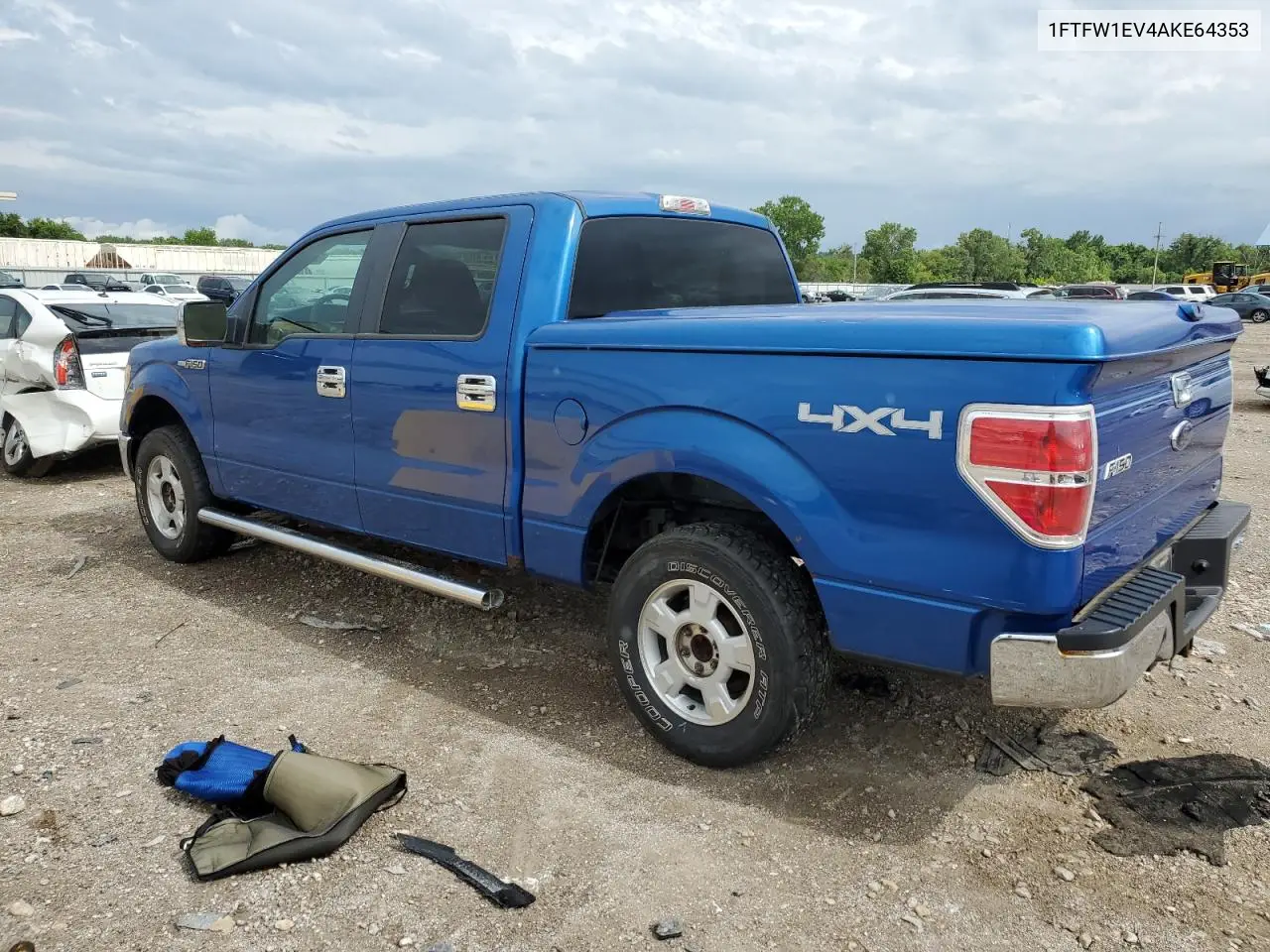 2010 Ford F150 Supercrew VIN: 1FTFW1EV4AKE64353 Lot: 62506175