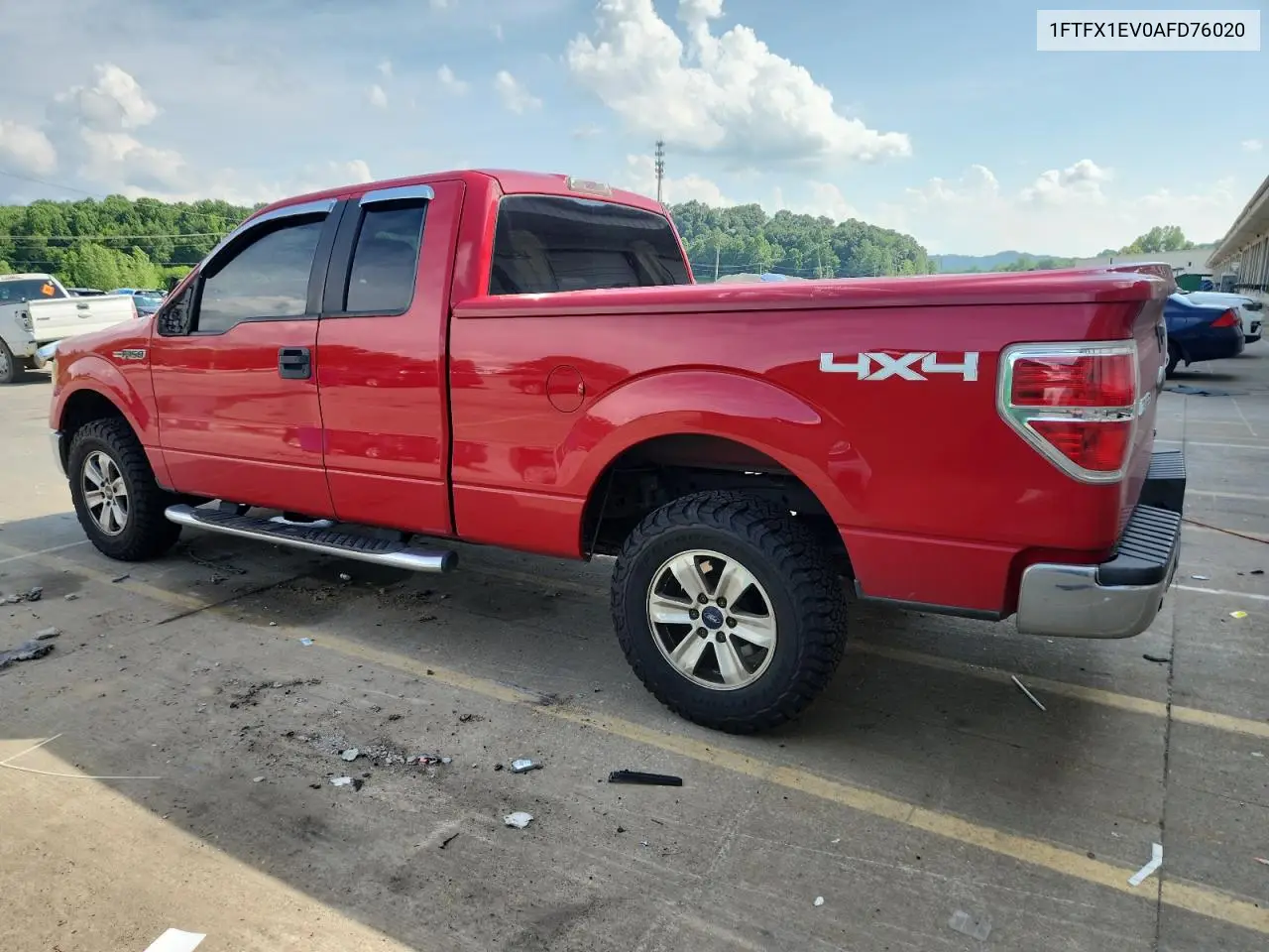 2010 Ford F150 Super Cab VIN: 1FTFX1EV0AFD76020 Lot: 62637165