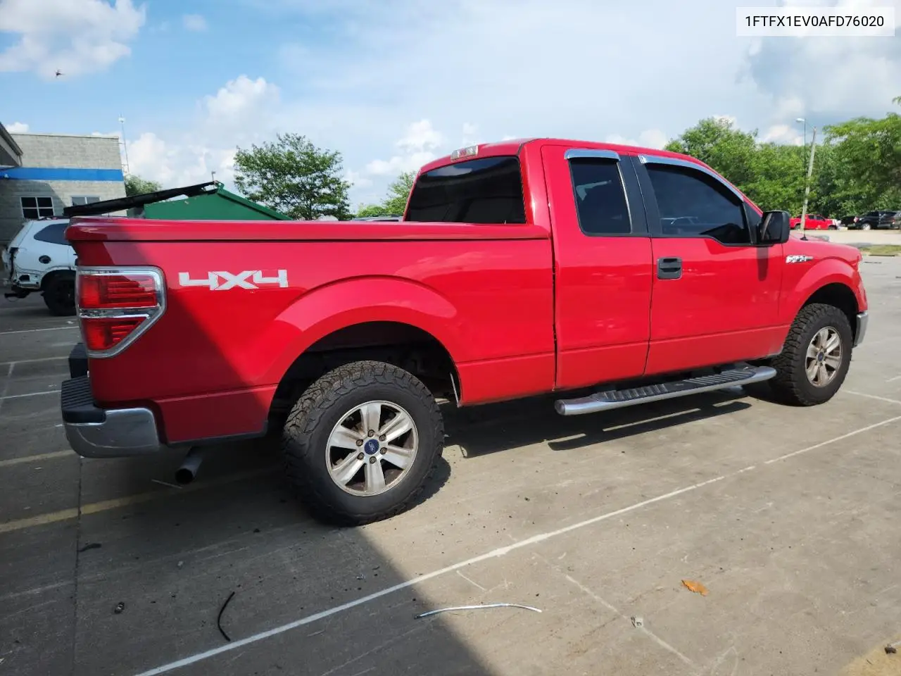 2010 Ford F150 Super Cab VIN: 1FTFX1EV0AFD76020 Lot: 62637165