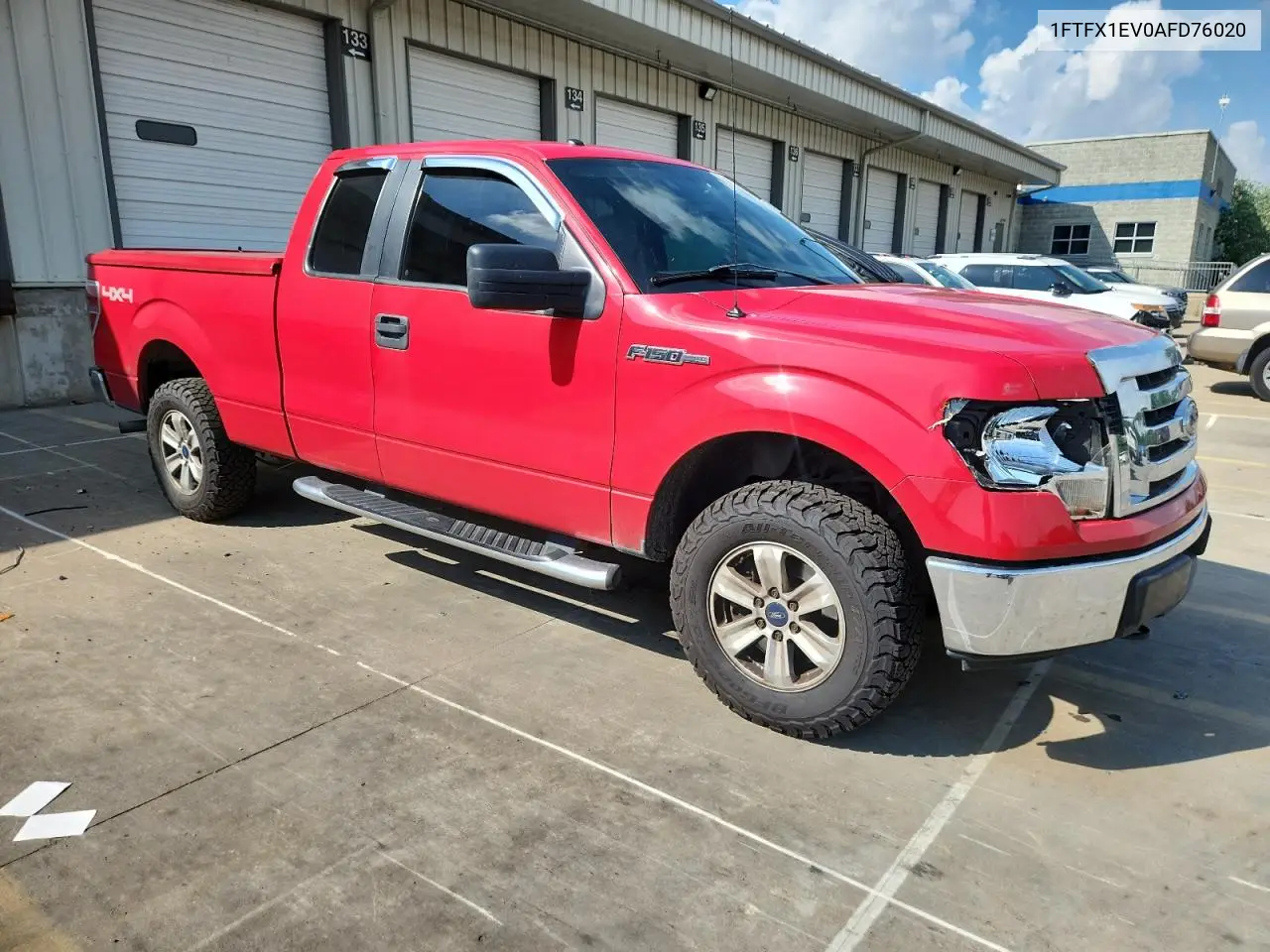 2010 Ford F150 Super Cab VIN: 1FTFX1EV0AFD76020 Lot: 62637165