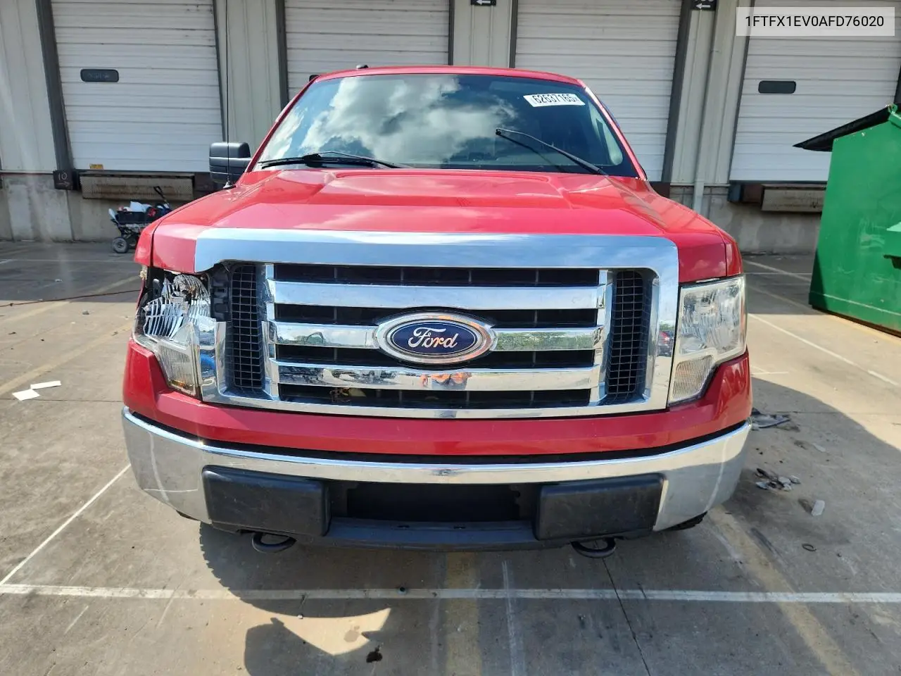 2010 Ford F150 Super Cab VIN: 1FTFX1EV0AFD76020 Lot: 62637165