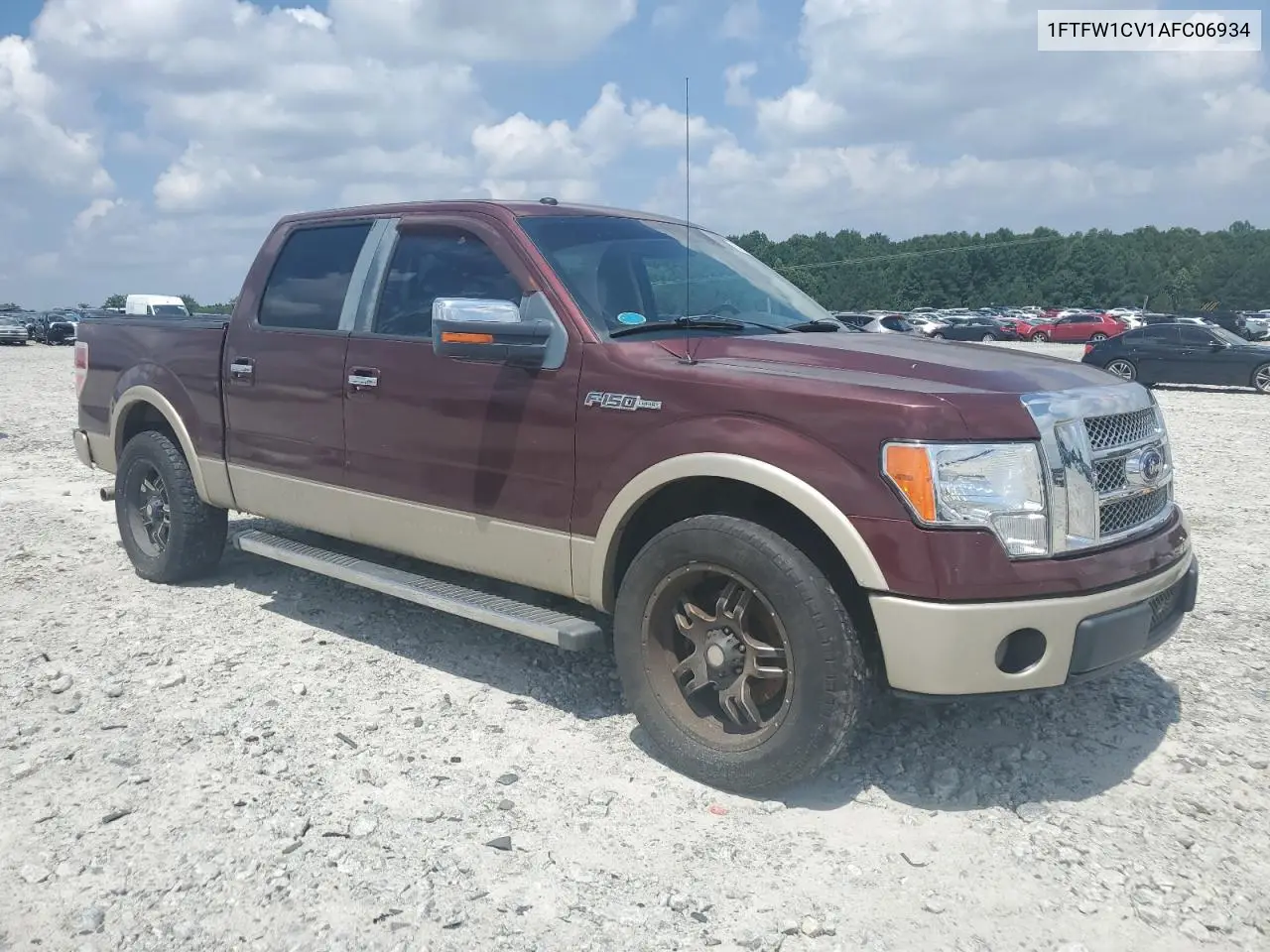 2010 Ford F150 Supercrew VIN: 1FTFW1CV1AFC06934 Lot: 62653395