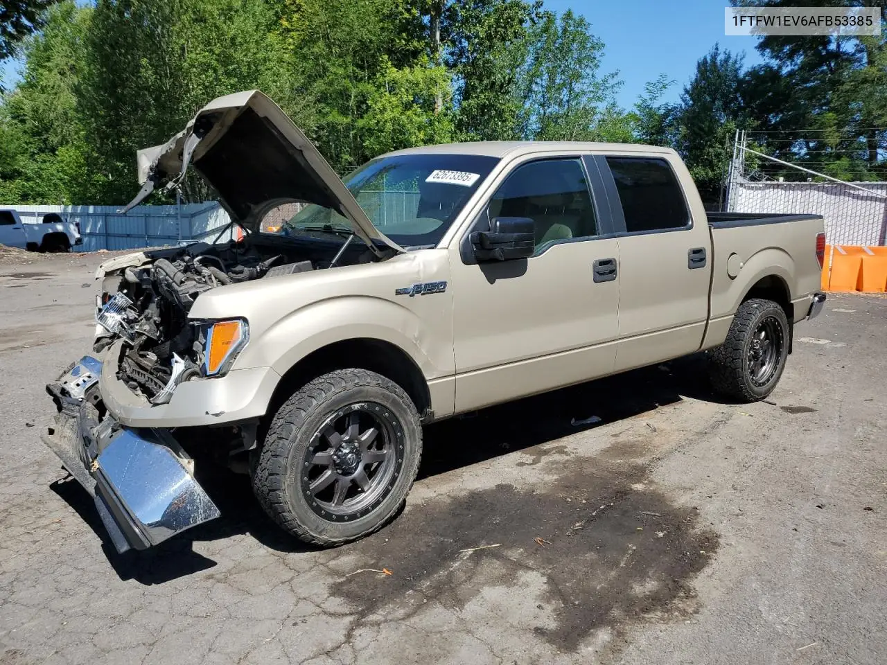 2010 Ford F150 Supercrew VIN: 1FTFW1EV6AFB53385 Lot: 62673395