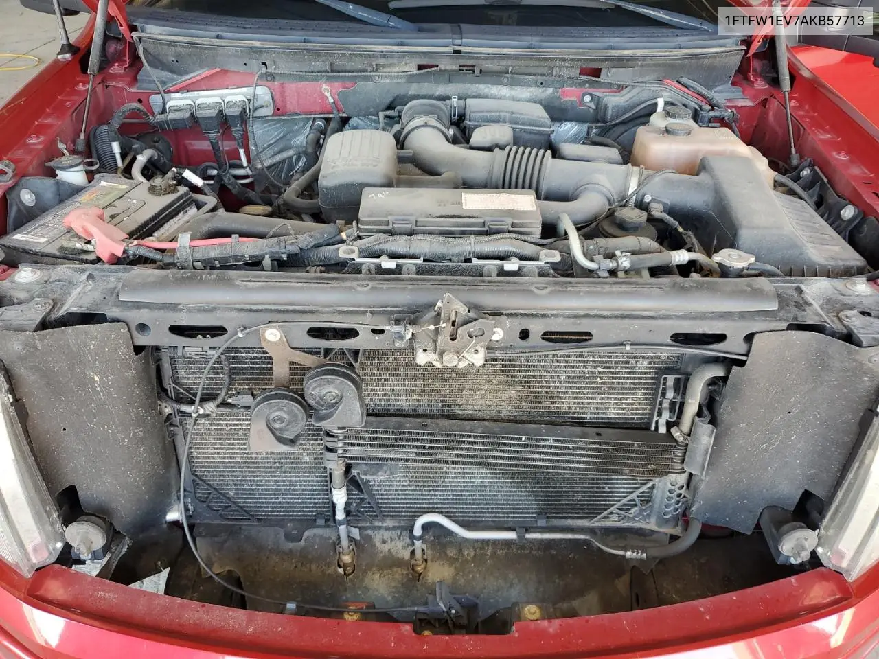 2010 Ford F150 Supercrew VIN: 1FTFW1EV7AKB57713 Lot: 62751095