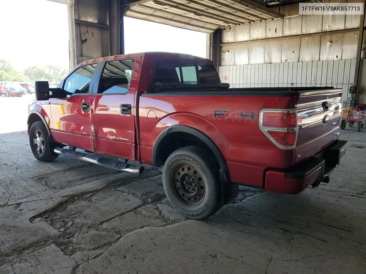 2010 Ford F150 Supercrew VIN: 1FTFW1EV7AKB57713 Lot: 62751095