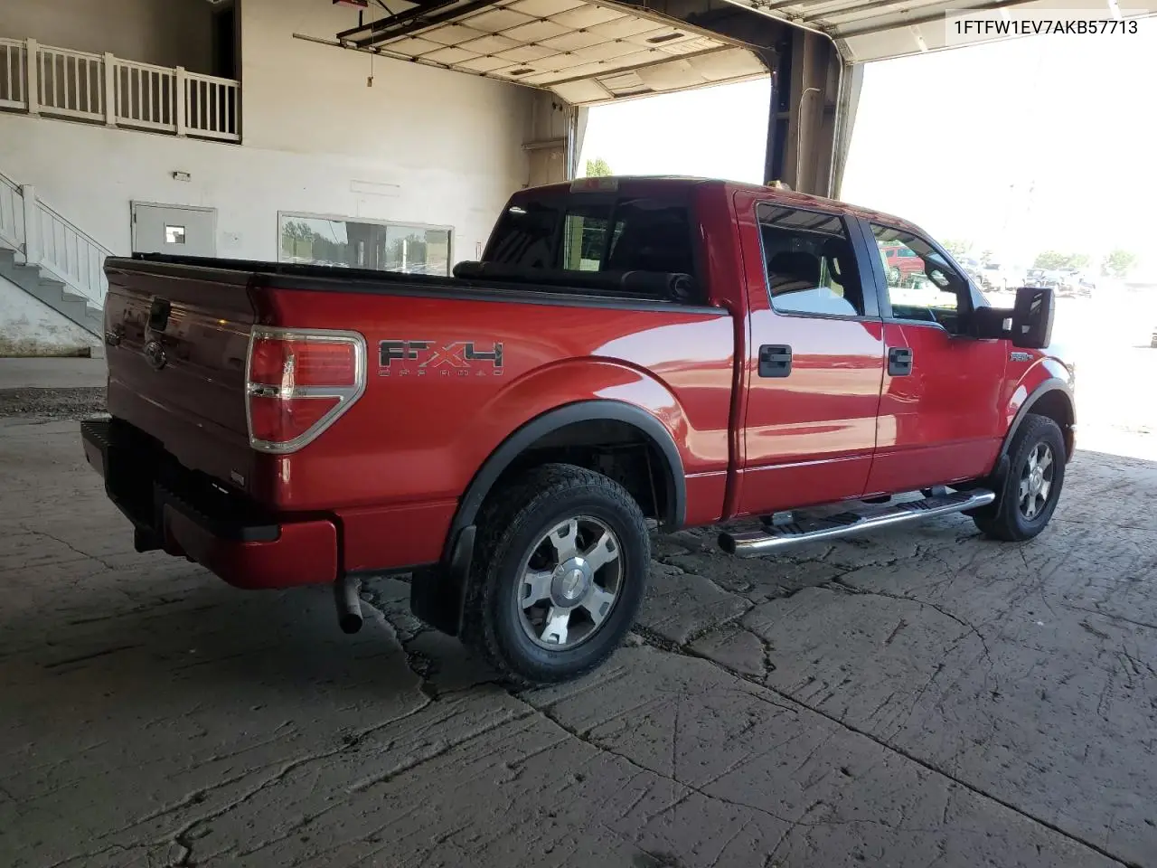 2010 Ford F150 Supercrew VIN: 1FTFW1EV7AKB57713 Lot: 62751095