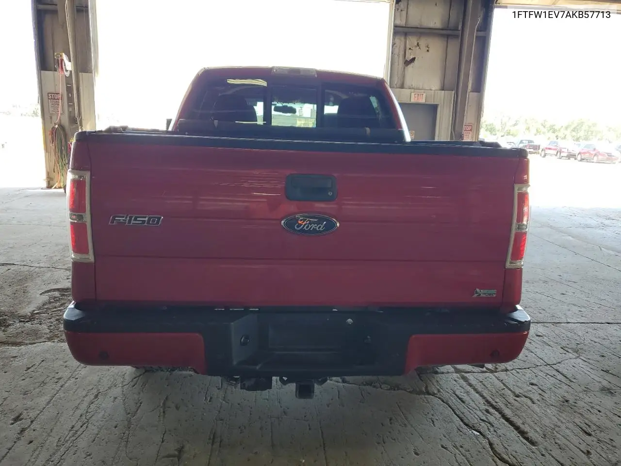 2010 Ford F150 Supercrew VIN: 1FTFW1EV7AKB57713 Lot: 62751095