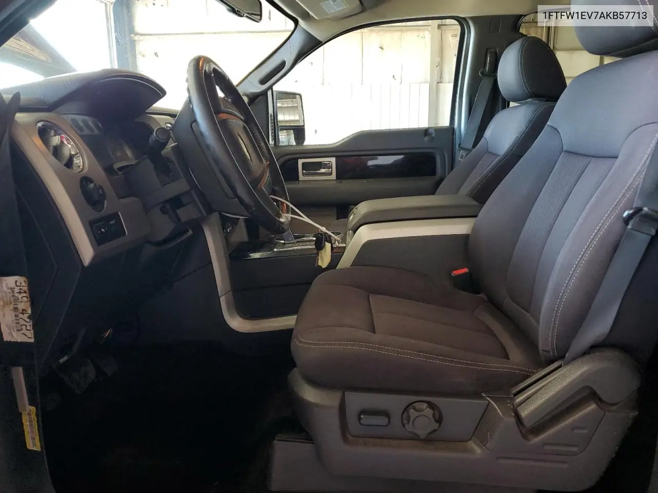 2010 Ford F150 Supercrew VIN: 1FTFW1EV7AKB57713 Lot: 62751095
