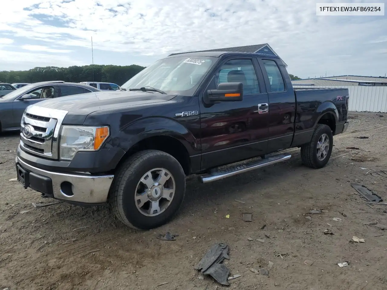 2010 Ford F150 Super Cab VIN: 1FTEX1EW3AFB69254 Lot: 63039275