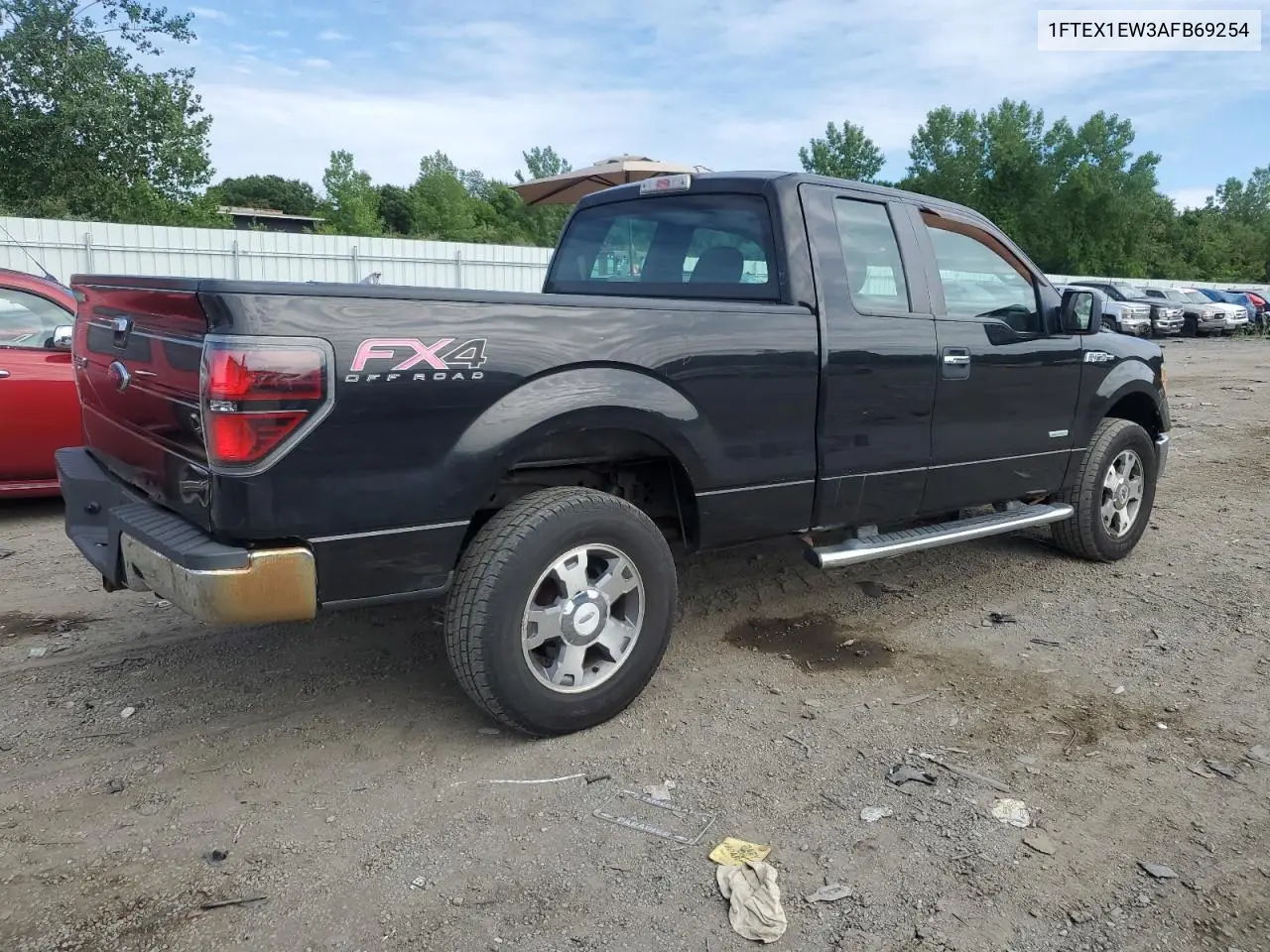 2010 Ford F150 Super Cab VIN: 1FTEX1EW3AFB69254 Lot: 63039275