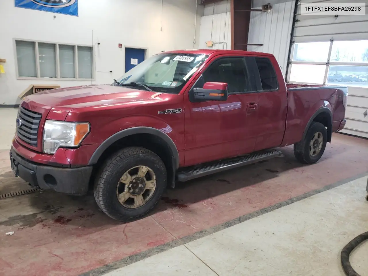 2011 Ford F150 Super Cab VIN: 1FTFX1EF8BFA25298 Lot: 49302955
