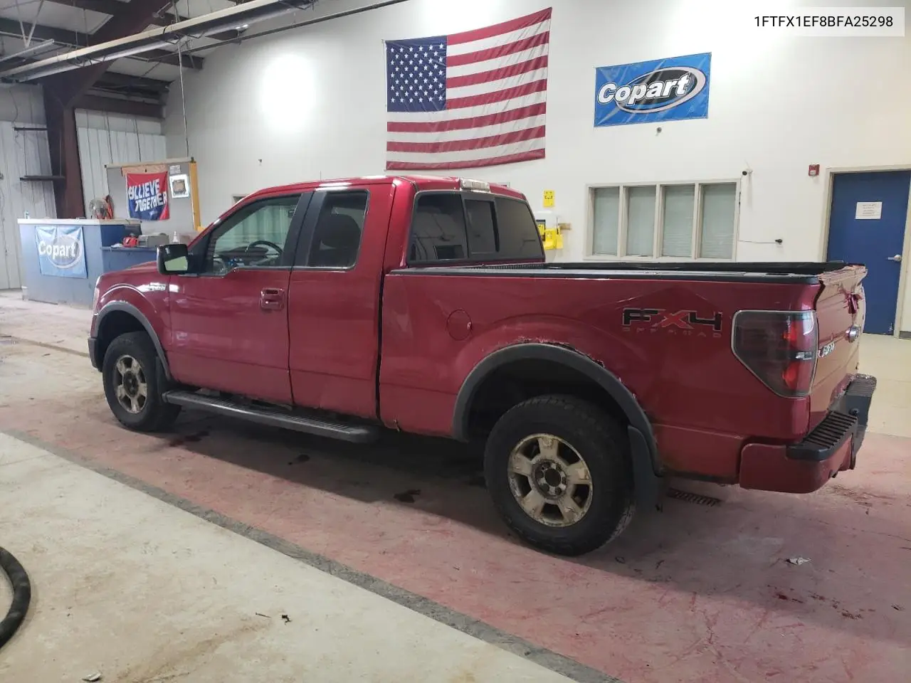 2011 Ford F150 Super Cab VIN: 1FTFX1EF8BFA25298 Lot: 49302955