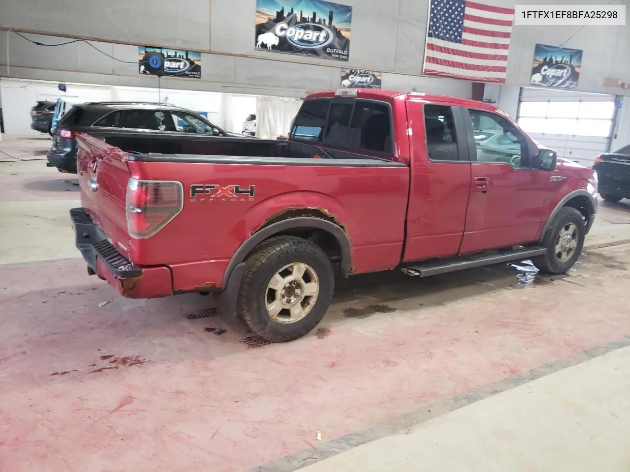 2011 Ford F150 Super Cab VIN: 1FTFX1EF8BFA25298 Lot: 49302955