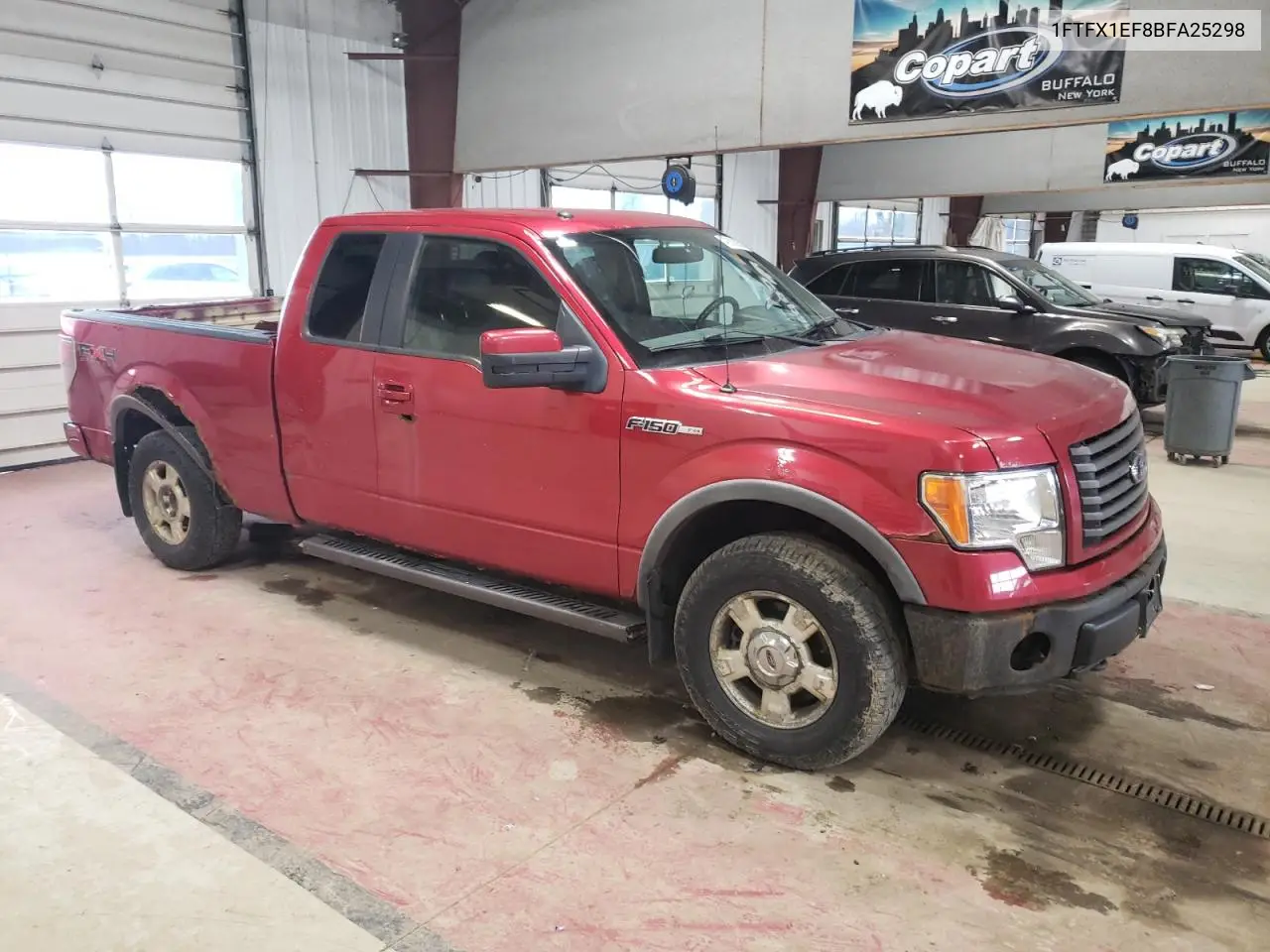 2011 Ford F150 Super Cab VIN: 1FTFX1EF8BFA25298 Lot: 49302955