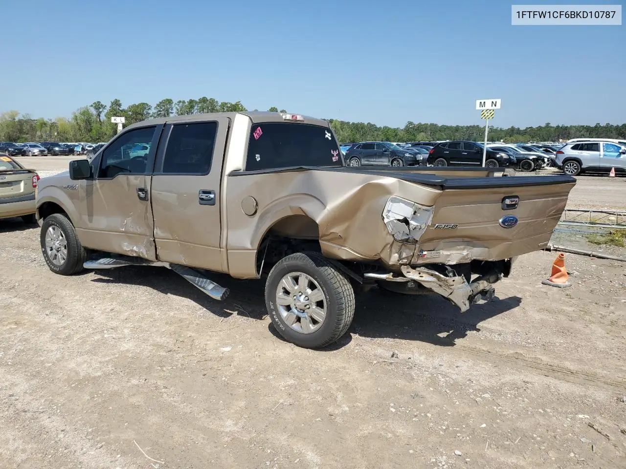 2011 Ford F150 Supercrew VIN: 1FTFW1CF6BKD10787 Lot: 50371165
