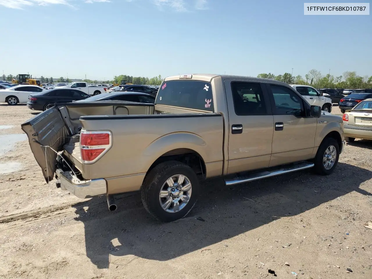 2011 Ford F150 Supercrew VIN: 1FTFW1CF6BKD10787 Lot: 50371165
