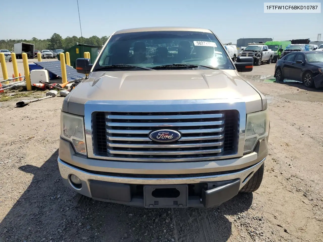 2011 Ford F150 Supercrew VIN: 1FTFW1CF6BKD10787 Lot: 50371165