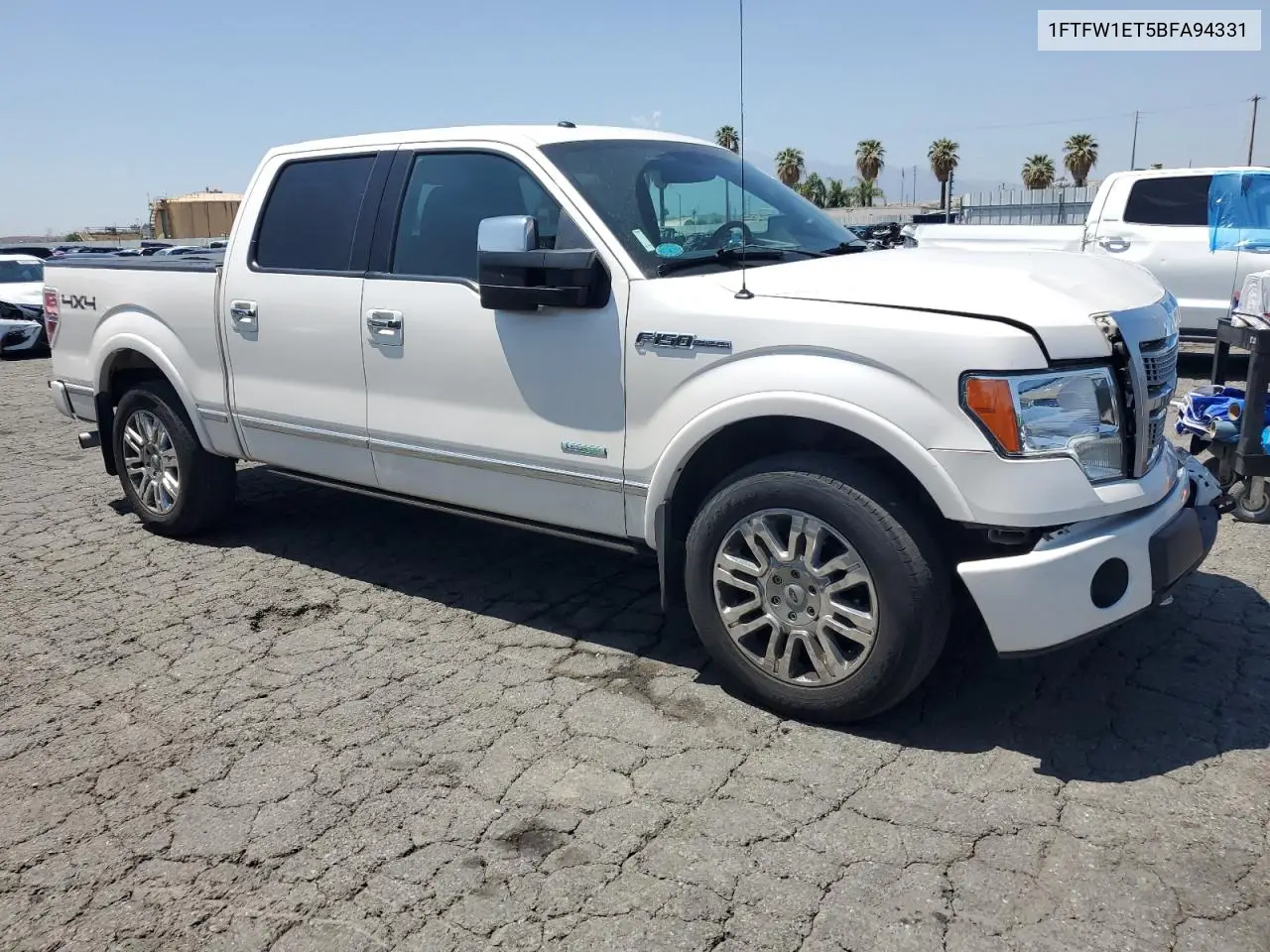 2011 Ford F150 Supercrew VIN: 1FTFW1ET5BFA94331 Lot: 55867325