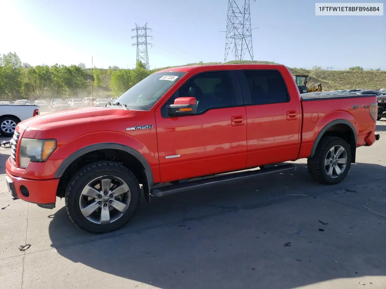 2011 Ford F150 Supercrew VIN: 1FTFW1ET8BFB96884 Lot: 56677285