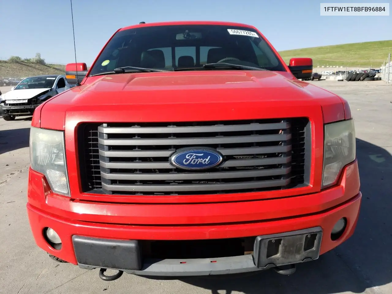 2011 Ford F150 Supercrew VIN: 1FTFW1ET8BFB96884 Lot: 56677285
