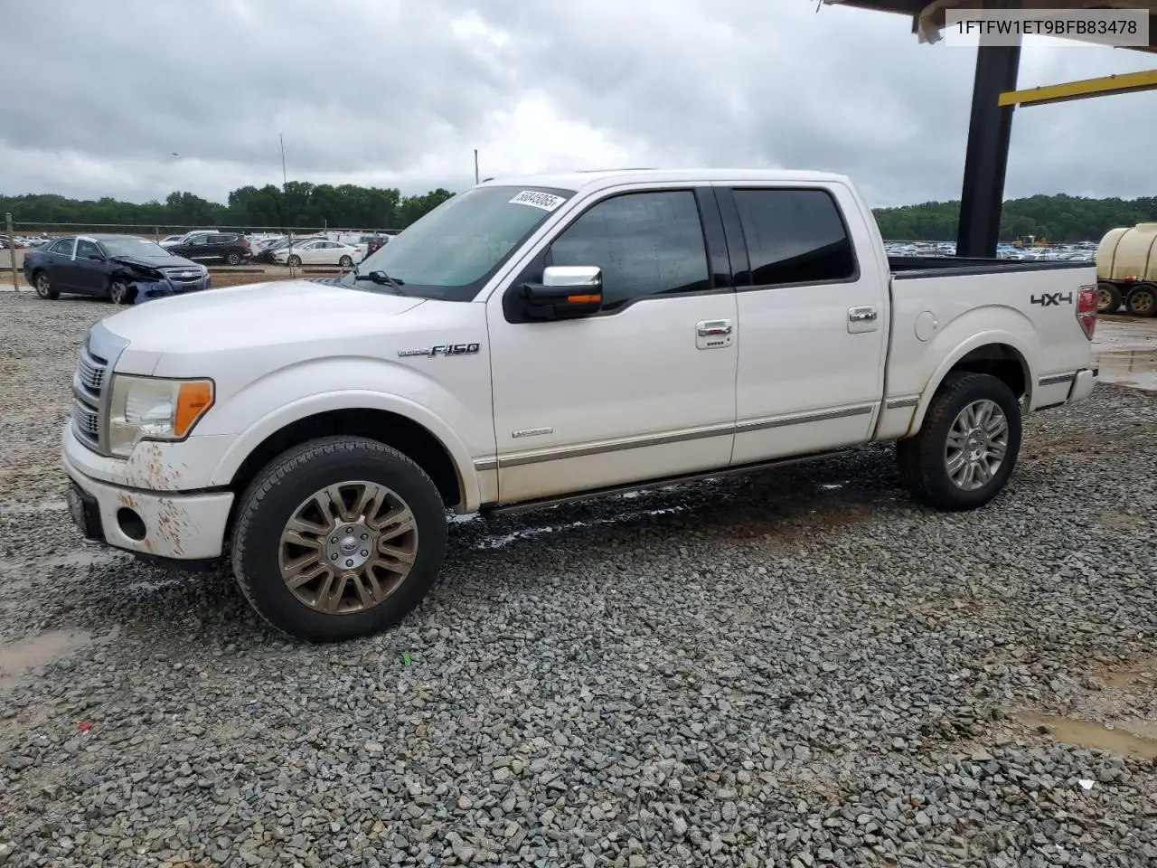 2011 Ford F150 Supercrew VIN: 1FTFW1ET9BFB83478 Lot: 56845065