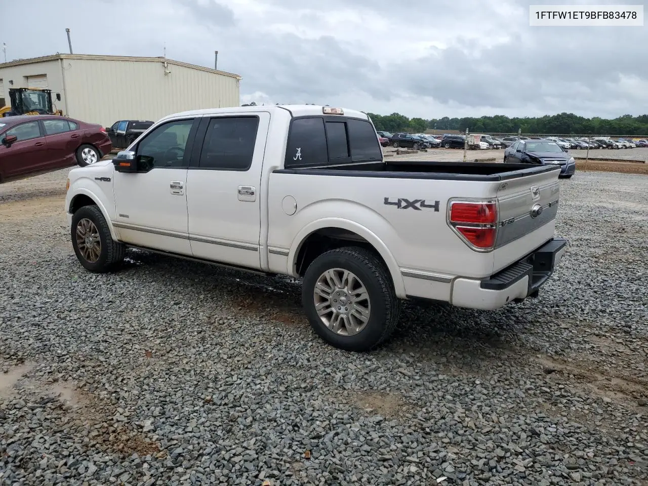 2011 Ford F150 Supercrew VIN: 1FTFW1ET9BFB83478 Lot: 56845065