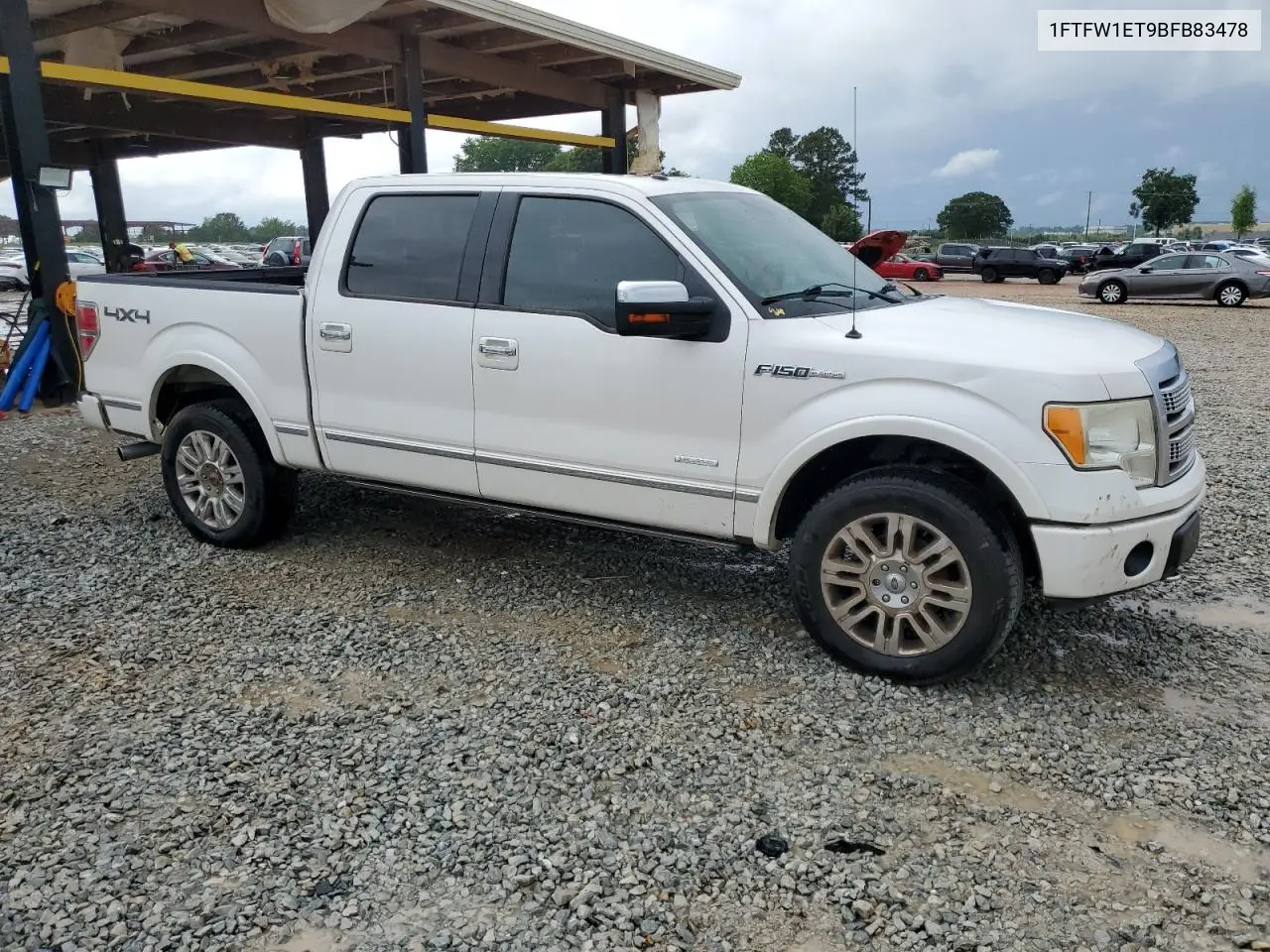 2011 Ford F150 Supercrew VIN: 1FTFW1ET9BFB83478 Lot: 56845065