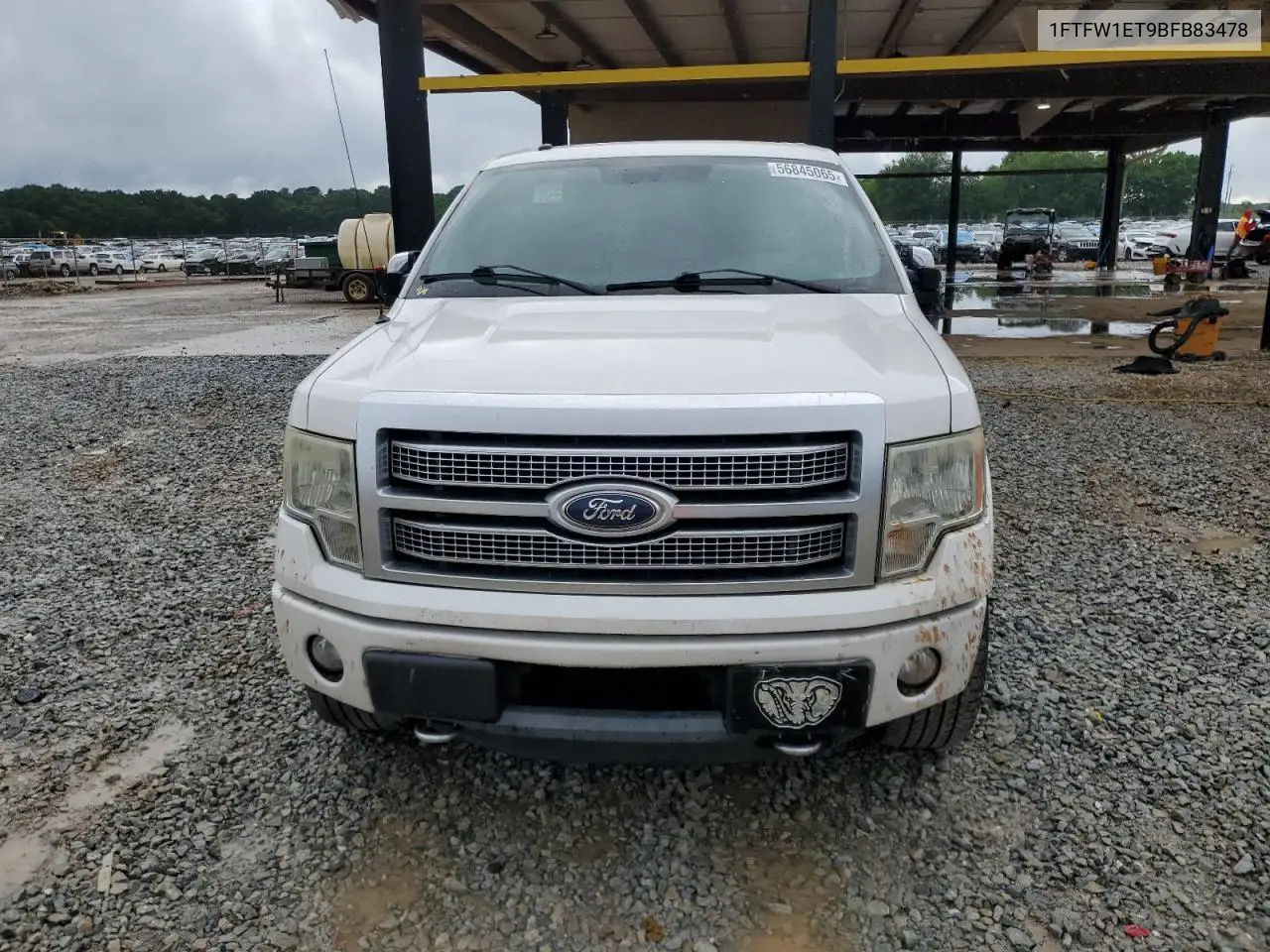 2011 Ford F150 Supercrew VIN: 1FTFW1ET9BFB83478 Lot: 56845065