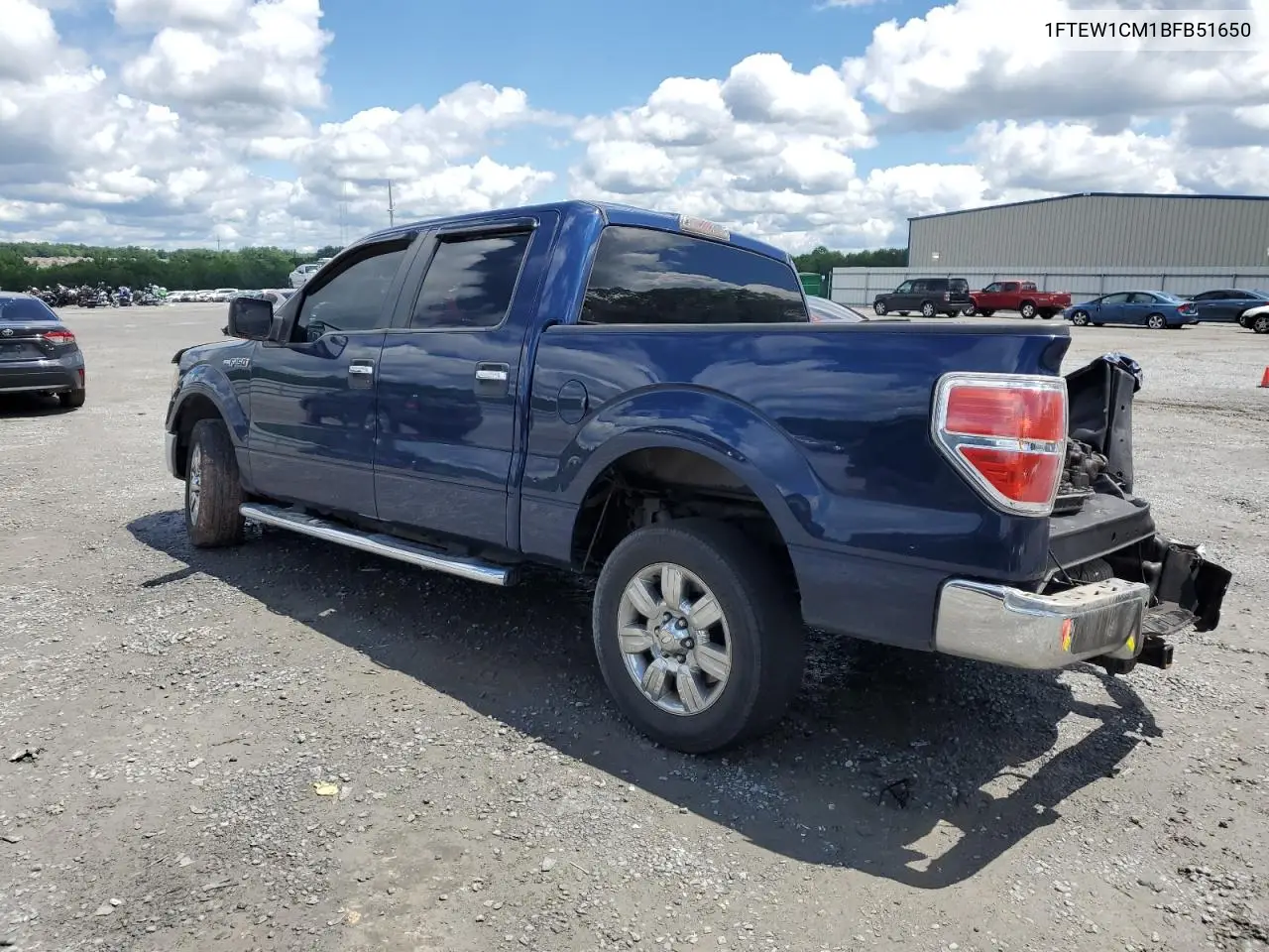 2011 Ford F150 Supercrew VIN: 1FTEW1CM1BFB51650 Lot: 57059375